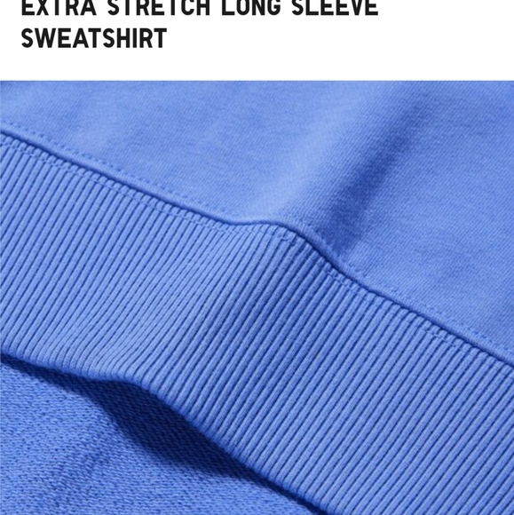 Uniqlo EXTRA STRETCH LONG SLEEVE SWEATSHIRT - Picture 7 of 9